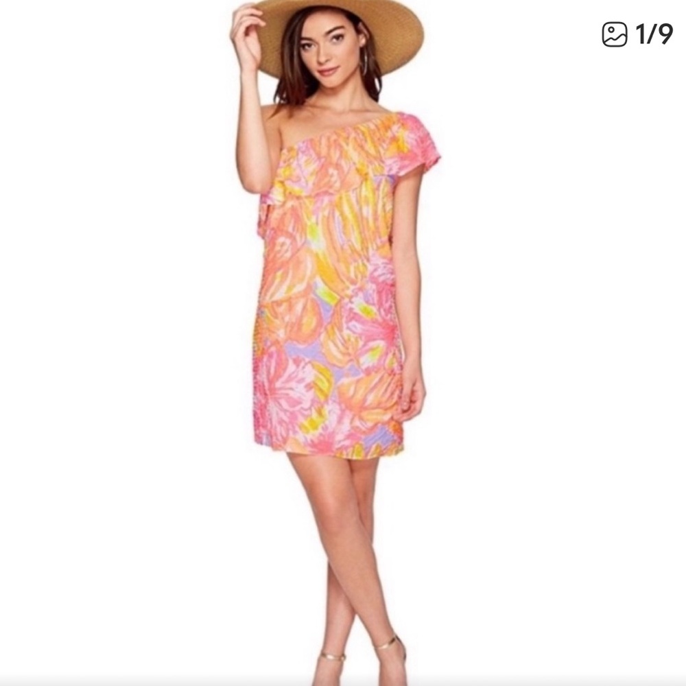 Lilly Pulitzer Emmeline Sun Splashed Floral Mini Dress
